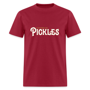 Powered by Pickles - dark red