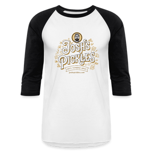 Baseball 3/4 length sleeve t-shirt - white/black