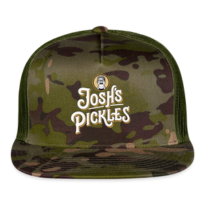 Josh's Pickles Logo Trucker Hat - MultiCam\green