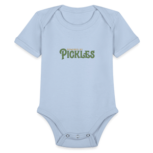 Powered by Pickles Baby Onesie - sky