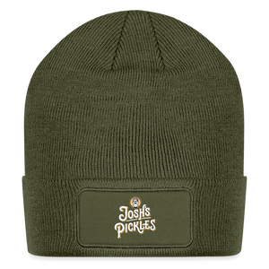 Josh's Pickles Logo Beanie - olive