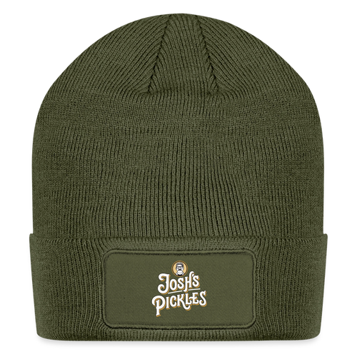 Josh's Pickles Logo Beanie - olive