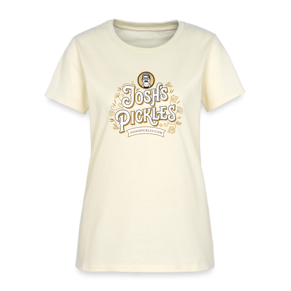 Josh's Pickles Logo Women's T-Shirt - off white