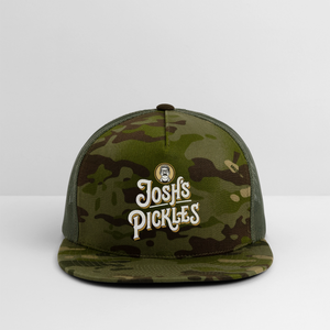 Josh's Pickles Logo Trucker Hat - MultiCam\green