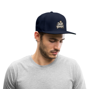 Josh's Pickles Logo Snapback Baseball Cap - navy