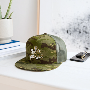 Josh's Pickles Logo Trucker Hat - MultiCam\green