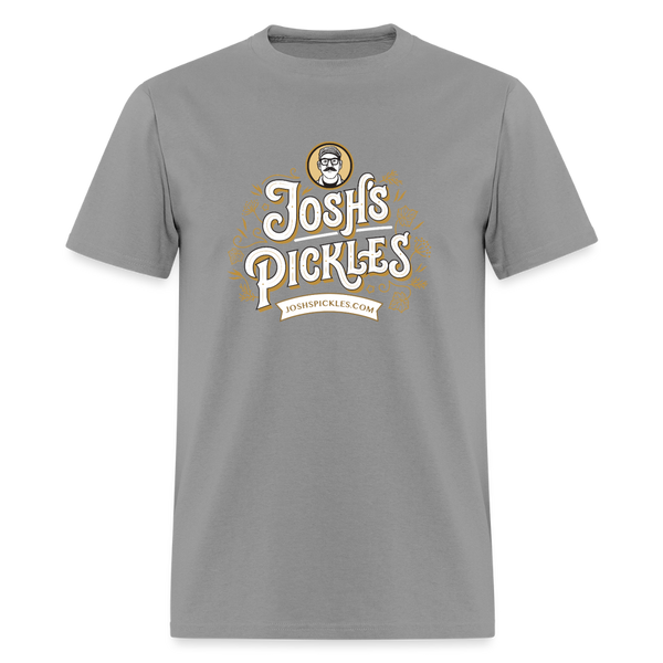Josh's Pickles Logo 100% Cotton T-Shirt - rock