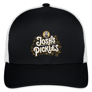 Josh's Pickles FlexFit Hat - black/white