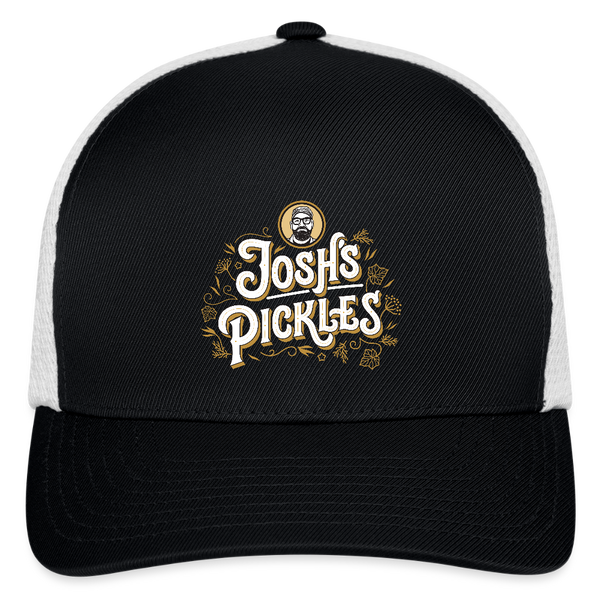 Josh's Pickles FlexFit Hat - black/white