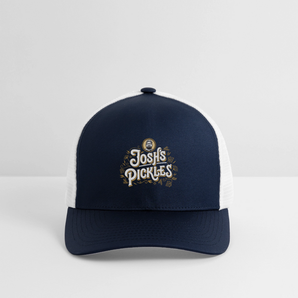 Josh's Pickles FlexFit Hat - navy/white