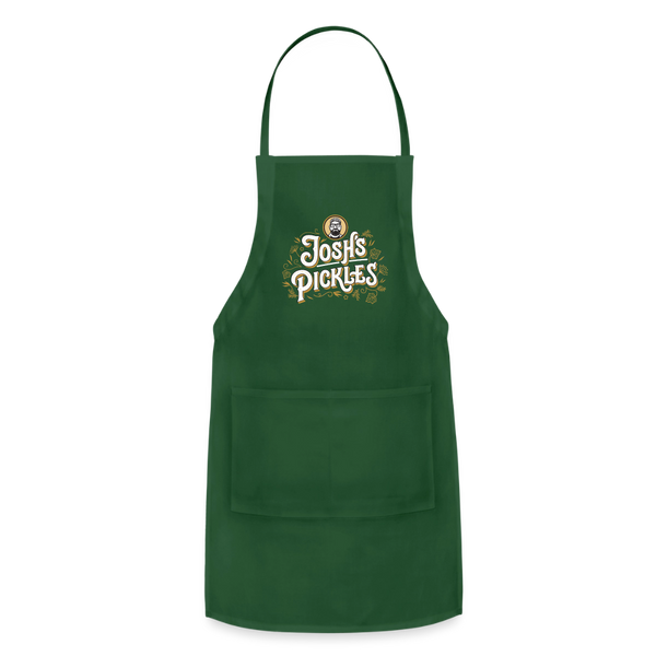 Josh's Pickles Apron - forest green