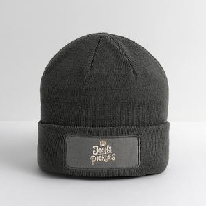 Josh's Pickles Logo Beanie - charcoal grey