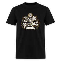 Josh's Pickles Logo 100% Cotton T-Shirt - black