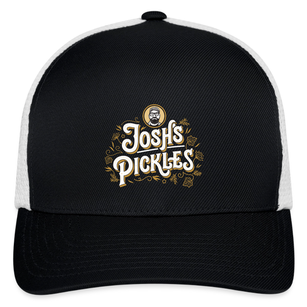 Josh's Pickles FlexFit Hat - black/white