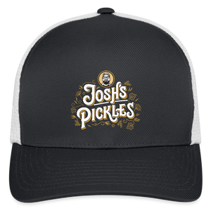 Josh's Pickles FlexFit Hat - dark gray/white