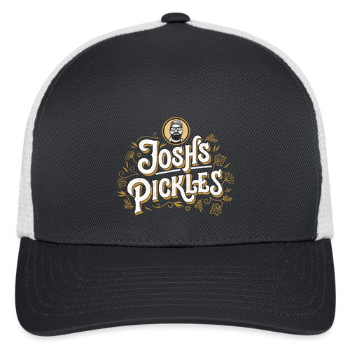 Josh's Pickles FlexFit Hat - dark gray/white