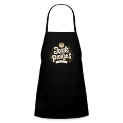 Josh's Pickles Logo Youth Apron - black