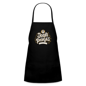 Josh's Pickles Logo Youth Apron - black
