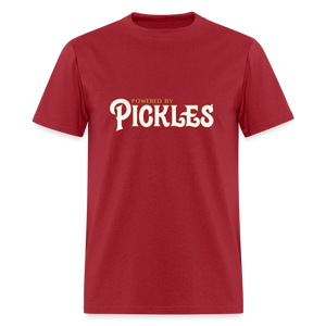 Powered by Pickles T-Shirt - true red