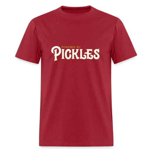 Powered by Pickles T-Shirt - true red