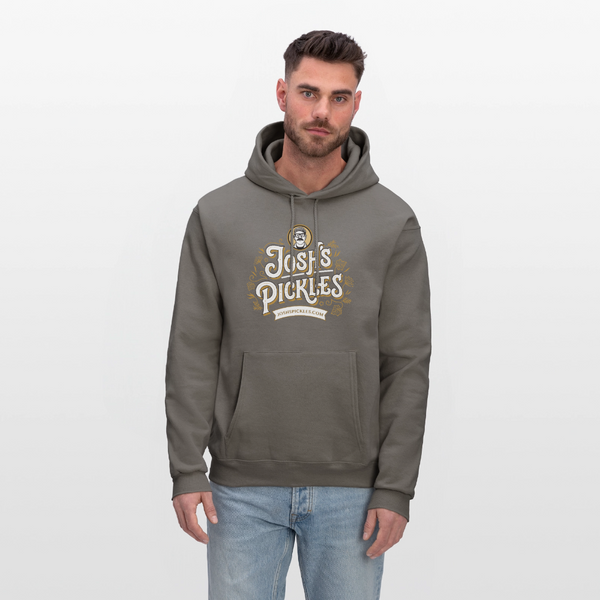 Josh's Pickles Logo Hoodie - asphalt gray