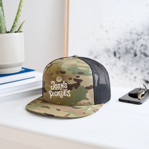 Josh's Pickles Logo Trucker Hat - MultiCam\black