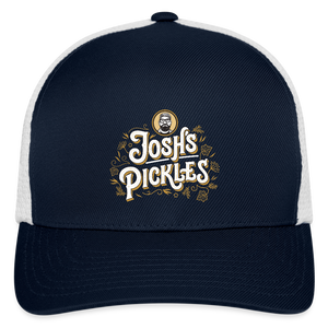 Josh's Pickles FlexFit Hat - navy/white