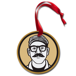 Josh’s Pickles Icon & Powered by Pickles Holiday Ornament - white
