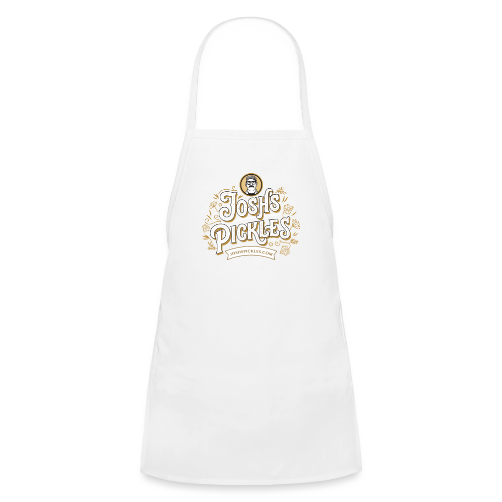 Josh's Pickles Logo Youth Apron - black