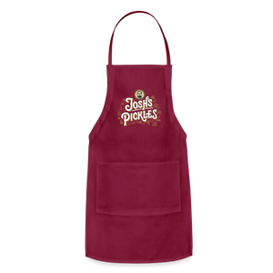 Josh's Pickles Apron - burgundy