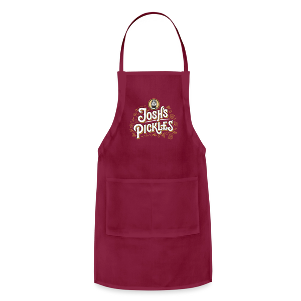 Josh's Pickles Apron - burgundy