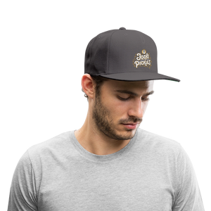 Josh's Pickles Logo Snapback Baseball Cap - dark grey
