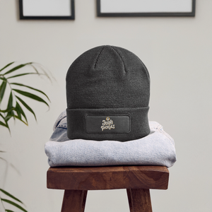 Josh's Pickles Logo Beanie - charcoal grey