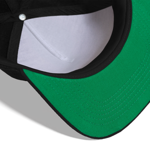 Josh's Pickles Logo Snapback Baseball Cap - black