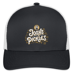 Josh's Pickles FlexFit Hat - dark gray/white