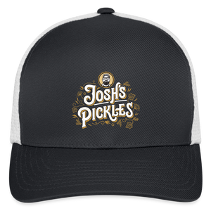 Josh's Pickles FlexFit Hat - dark gray/white