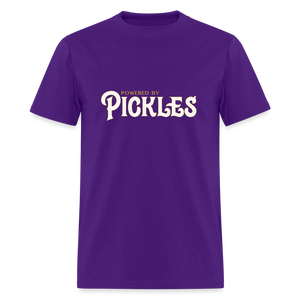 Powered by Pickles T-Shirt - purple