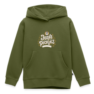 Josh's Pickles Logo Kids‘ Hoodie - khaki green 