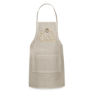 Josh's Pickles Logo Apron - natural