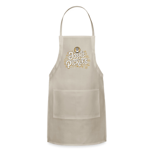 Josh's Pickles Logo Apron - natural