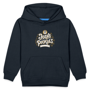 Josh's Pickles Logo Kids‘ Hoodie - navy