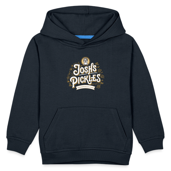 Josh's Pickles Logo Kids‘ Hoodie - navy