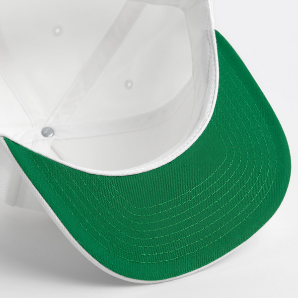 Josh's Pickles Logo Snapback Baseball Cap - white