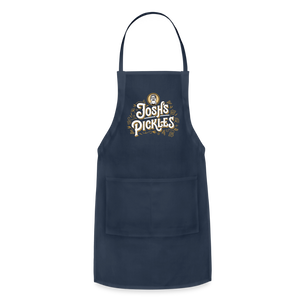 Josh's Pickles Logo Apron - navy