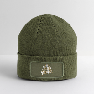 Josh's Pickles Logo Beanie - olive