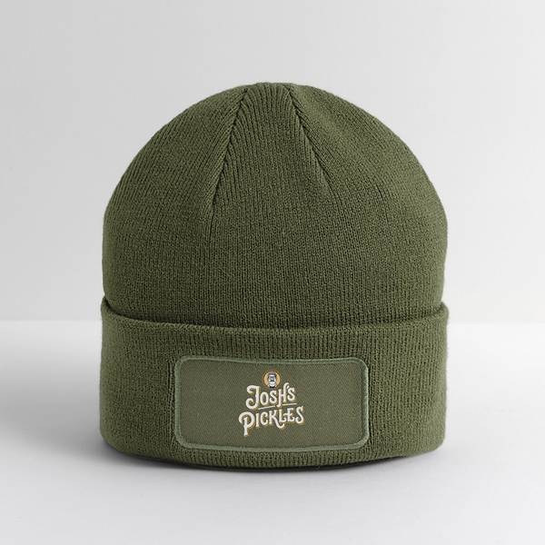 Josh's Pickles Logo Beanie - olive