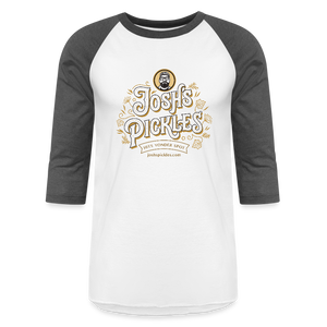 Baseball 3/4 length sleeve t-shirt - white/charcoal