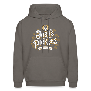 Josh's Pickles Logo Hoodie - asphalt gray