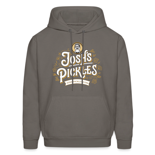 Josh's Pickles Logo Hoodie - asphalt gray