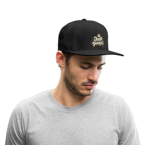 Josh's Pickles Logo Snapback Baseball Cap - black